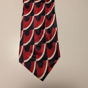 Cerruti 1881 Red and Blue Patterned Tie